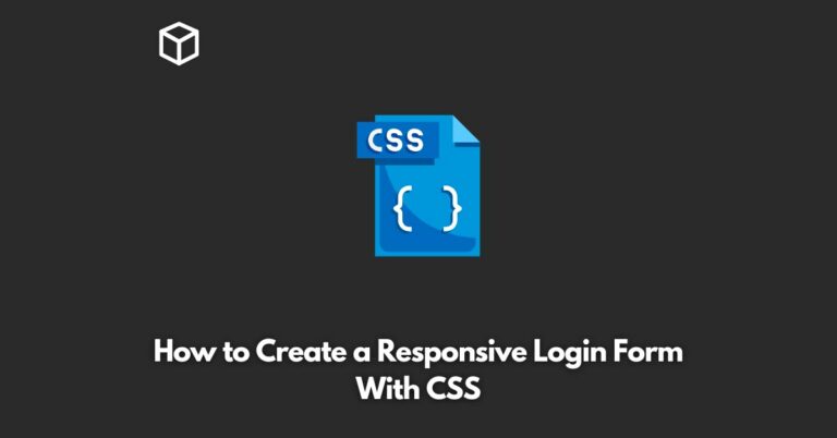 how-to-create-a-responsive-login-form-with-css