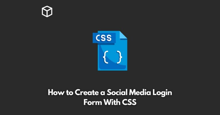 how-to-create-a-social-media-login-form-with-css