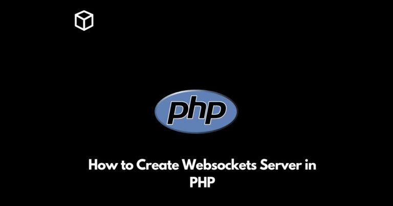 how to create websockets server in php