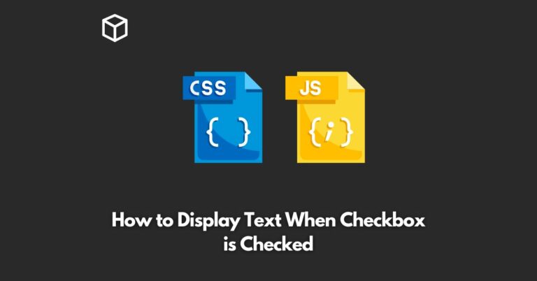 how-to-display-text-when-checkbox-is-checked