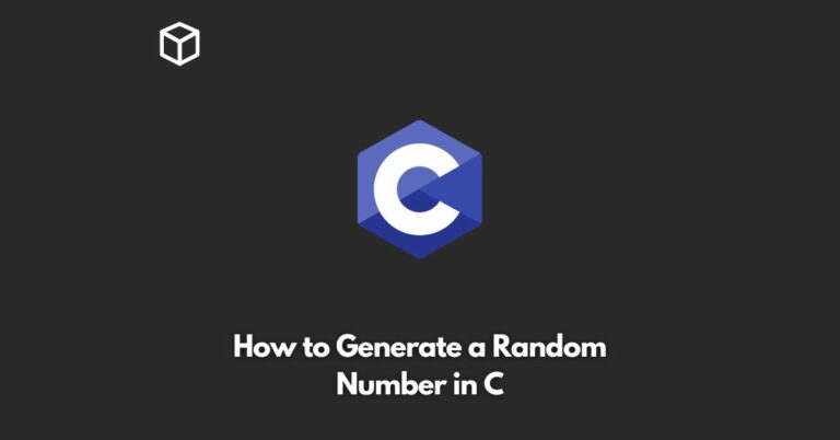 how-to-generate-a-random-number-in-c