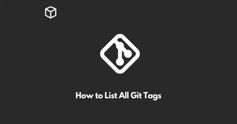how to list all git tags
