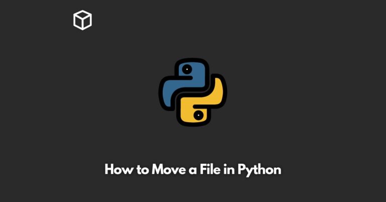 how-to-move-a-file-in-python