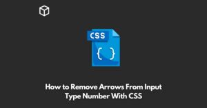 how-to-remove-arrows-from-input-type-number-with-css