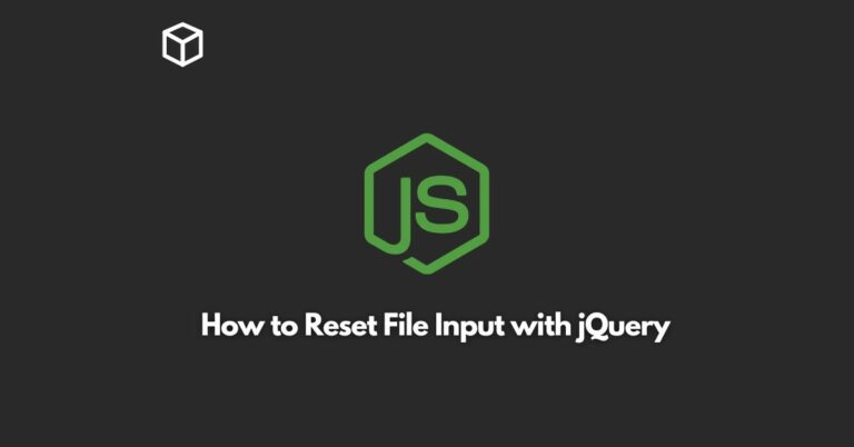 how to reset file input with jquery