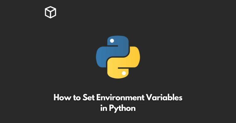 how-to-set-environment-variables-in-python