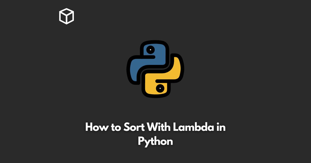 how-to-sort-with-lambda-in-python