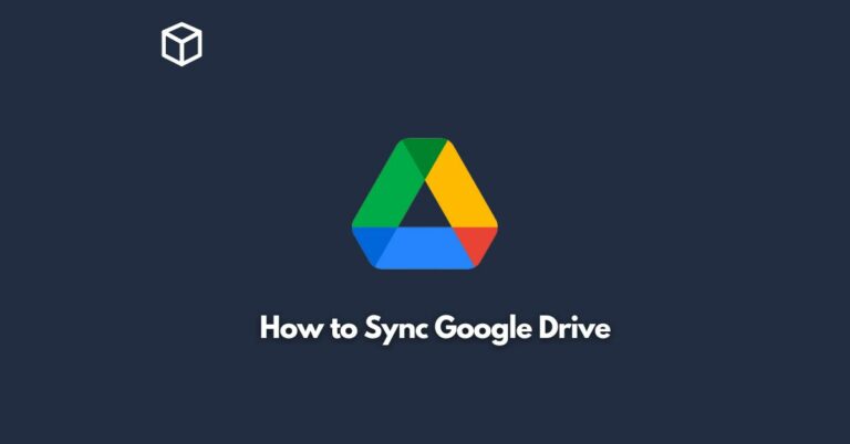 how to sync google drive