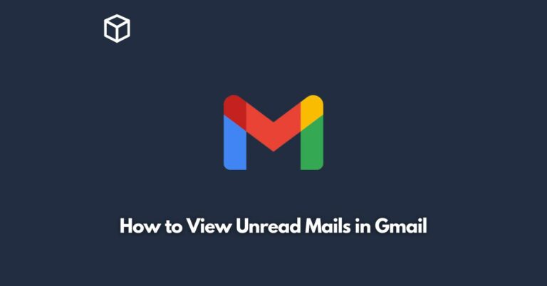 how to view unread mails in gmail