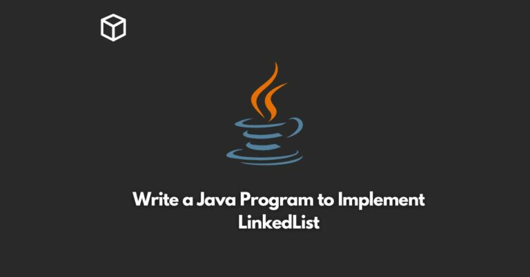 write a java program to implement linkedlist