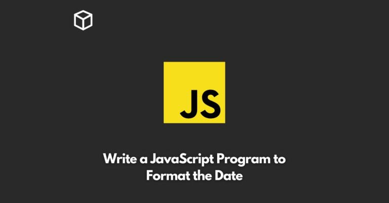 write-a-javascript-program-to-format-the-date