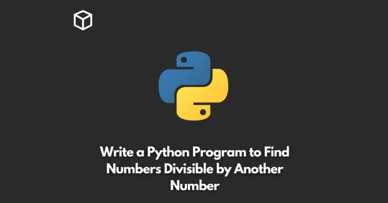 write a python program to find numbers divisible by another number