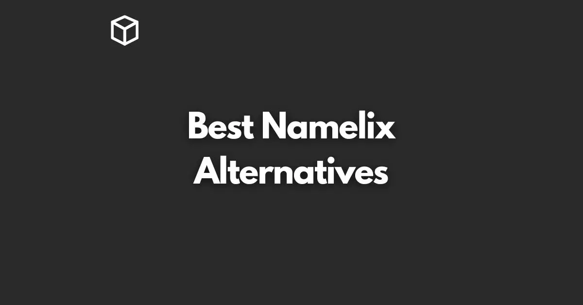namelix-alternatives
